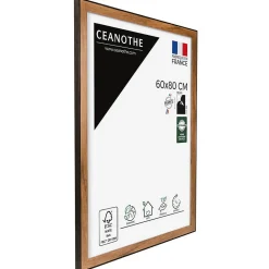 Cadre photo loft noir 60x80 cm Fabriqué en France