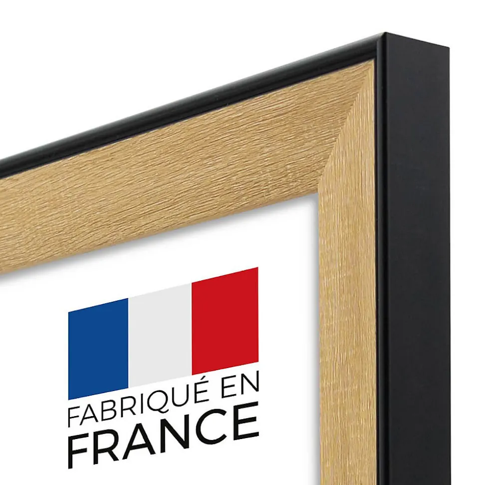 Cadre photo loft noir 60x80 cm Fabriqué en France