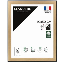 Cadre photo loft noir 40x50 cm Fabriqué en France