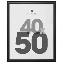 Cadre photo Mae en bois 40x50cm noir - Atmosphera