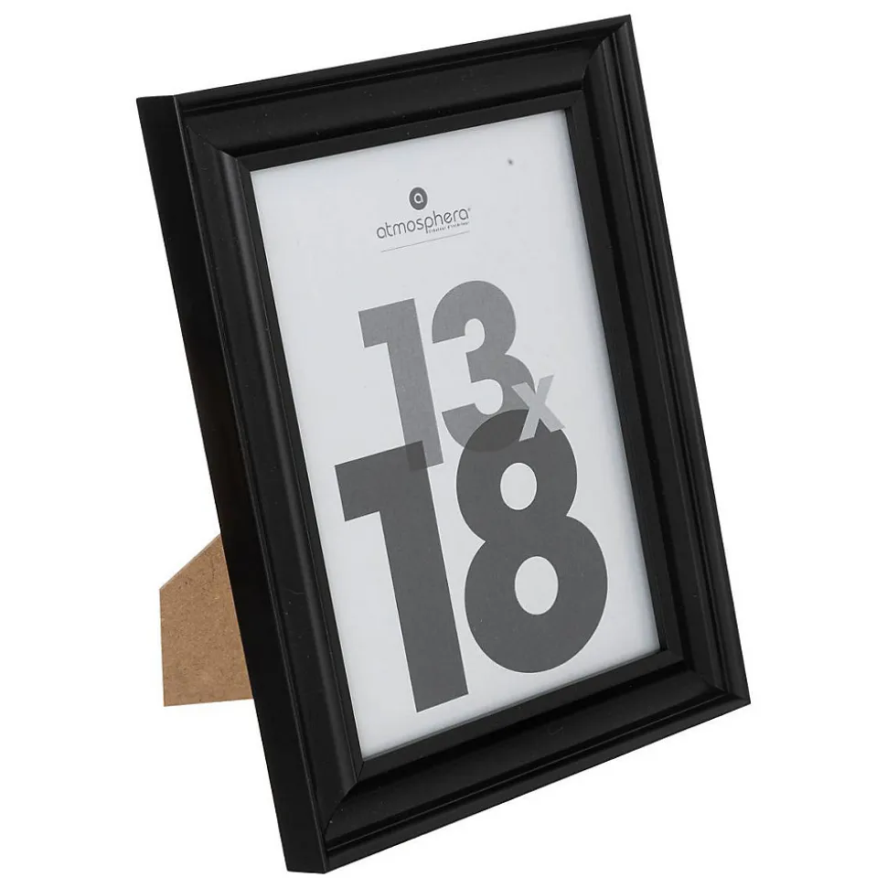 Cadre photo Mae en bois 13x18cm noir - Atmosphera