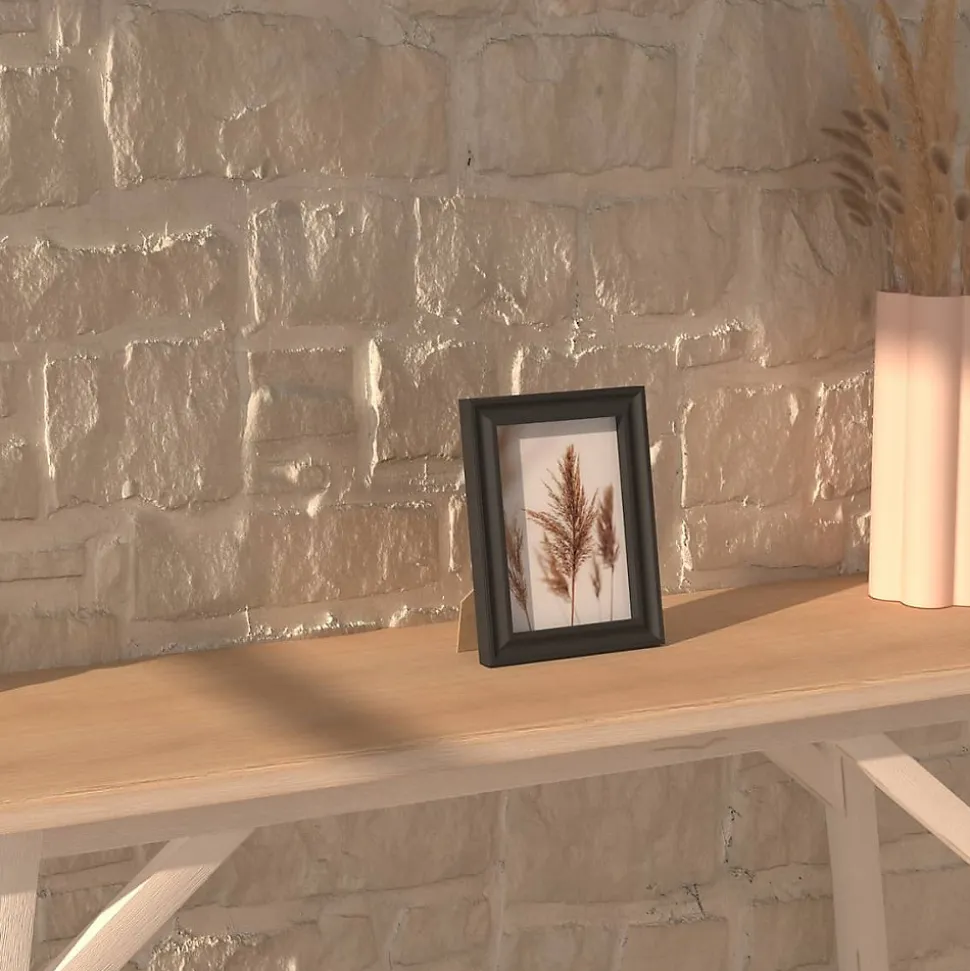 Cadre photo Mae en bois 13x18cm noir - Atmosphera