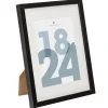 Cadre photo Manu - bois et verre - noir - 18x24 cm - Atmosphera