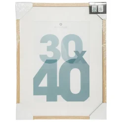 Cadre photo Manu - bois et verre - 30x40 cm - Atmosphera