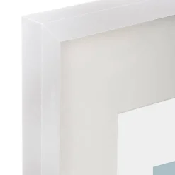 Cadre photo Manu - bois et verre - blanc - 13x18 cm - Atmosphera