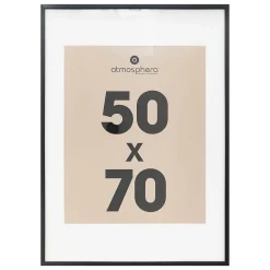 Cadre photo Manu noir 50x70cm - Atmosphera