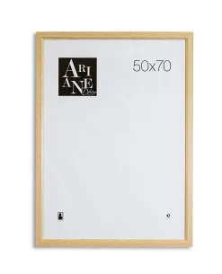 Cadre photo MDF effet chêne, Ariane Pixi - Cadre décoratif moderne 50 x 70 cm