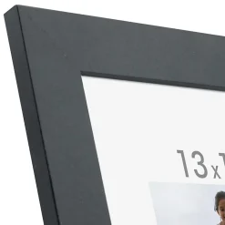 Cadre photo optimo noir 13x18 cm - Marque Française