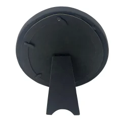Cadre photo ovale noir 18 x 25 cm Ornami