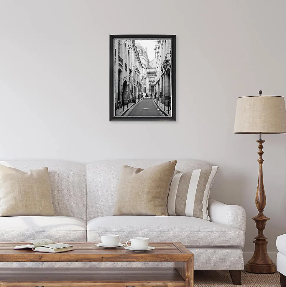 Cadre photo pandore noir argent 30x40 cm Fabriqué en France