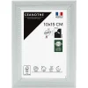 Cadre photo perle gris clair 10x15 cm Fabriqué en France