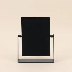 Cadre photo pivotant en métal noir 16,5x21cm
