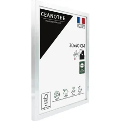 Cadre photo precious acier 30x40 cm Fabriqué en France