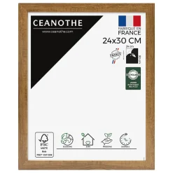Cadre photo precious noyer 24x30 cm Fabriqué en France