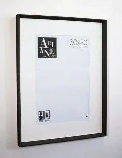 Cadre photo Roma style contemporain design noir l.60xH.80cm