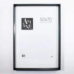 Cadre photo Roma style contemporain design noir l.50xH.70cm