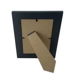 Cadre photo stries noires 10 x 15 cm Ornami
