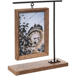 Cadre photo suspendu - bois 10x15 cm - Atmosphera
