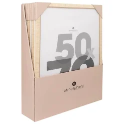 Cadre photo Théa beige 50x70cm - Atmosphera