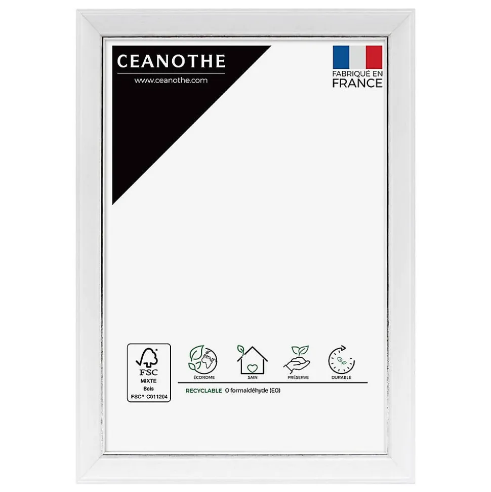 Cadre photo vittoria blanc 10x15 cm Fabriqué en France