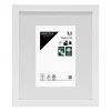 Cadre photo wild blanc 18x24 cm avec passe-partout 10x15 cm Fabriqué en France