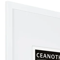 Cadre photo wild blanc 60x80 cm avec passe-partout 40x50 cm Fabriqué en France