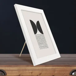 Cadre photo wild ébène 40x50 cm avec passe-partout 20x30 cm Fabriqué en France