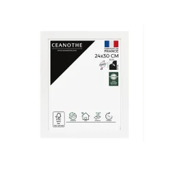 Cadre photo wild ébène 30x30 cm avec passe-partout 13x13 cm Fabriqué en France