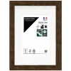 Cadre photo wild ébène 13x18 cm avec passe-partout 9x13 cm Fabriqué en France
