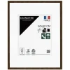 Cadre photo wild ébène 60x80 cm avec passe-partout 40x50 cm Fabriqué en France