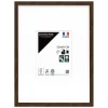 Cadre photo wild ébène 30x40 cm avec passe-partout 15x20 cm Fabriqué en France