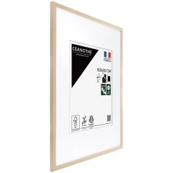 Cadre photo wild brut 60x80 cm avec passe-partout 40x50 cm Fabriqué en France