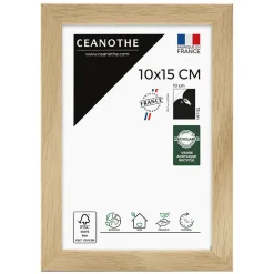 Cadre photo 10x15 cm chêne alba Fabriqué en France