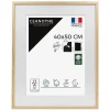 Cadre photo 40x50 cm chêne alba avec passe-partout 30x40 cm Fabriqué en France
