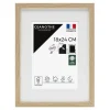 Cadre photo 18x24 cm chêne alba avec passe-partout 13x18 cm Fabriqué en France