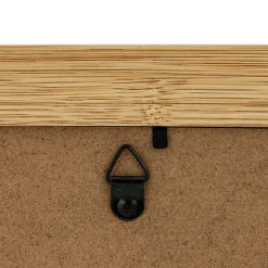 Cadre photo Zera tissu beige 13x18cm - Atmosphera