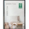 Cadre plastique gallery Ariane Home noir l.21 x H.29cm