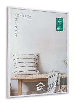 Cadre plastique gallery Ariane Home blanc l.40 x H.50 cm