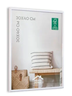 Cadre plastique gallery Ariane Home blanc l.30 x H.40 cm
