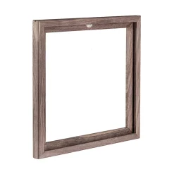 Cadre porte disque vinyle Noyer - accrocher vos pochettes de vinyle au mur