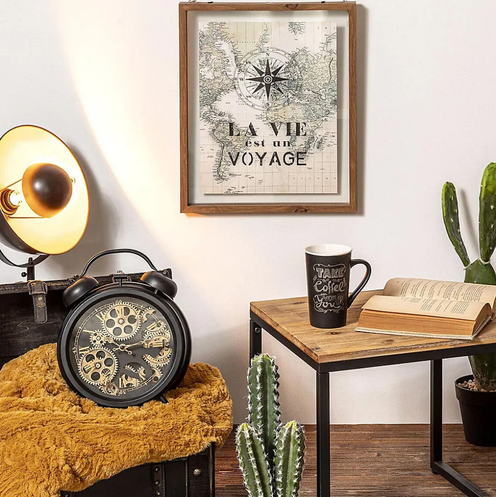 Cadre Voyage en verre 38x48 cm - Atmosphera