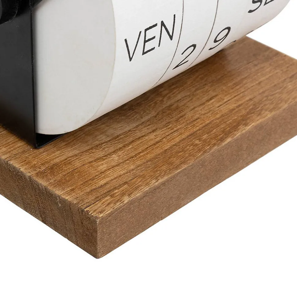 Calendrier Be vintage H.15cm bois - Atmosphera