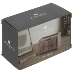 Calendrier Colonial - beige - 7 - 5x11 cm - Atmosphera