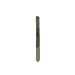Carré de poignée de porte lisse cremone acier ⌀7 mm H. 7 x L.70 mm gris