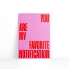 Carte de voeux Piece & Love - Notification