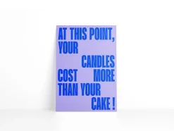 Carte de voeux Piece & Love- candles
