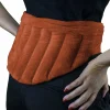 Ceinture lombaires chauffante avec bandes auto-agrippantes réglable taille 36 à 54 - Terracotta - Vivezen