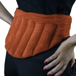 Ceinture lombaires chauffante avec bandes auto-agrippantes réglable taille 36 à 54 - Terracotta - Vivezen