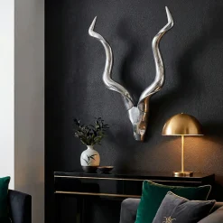 cerf andouiller décoration murale DEER aluminium aluminium antlers andouiller FineBuy