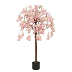 Cerisier artificiel retombant rose 110cm